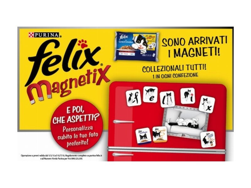 Purina presenta la collezione di magneti “Felix Magnetix”