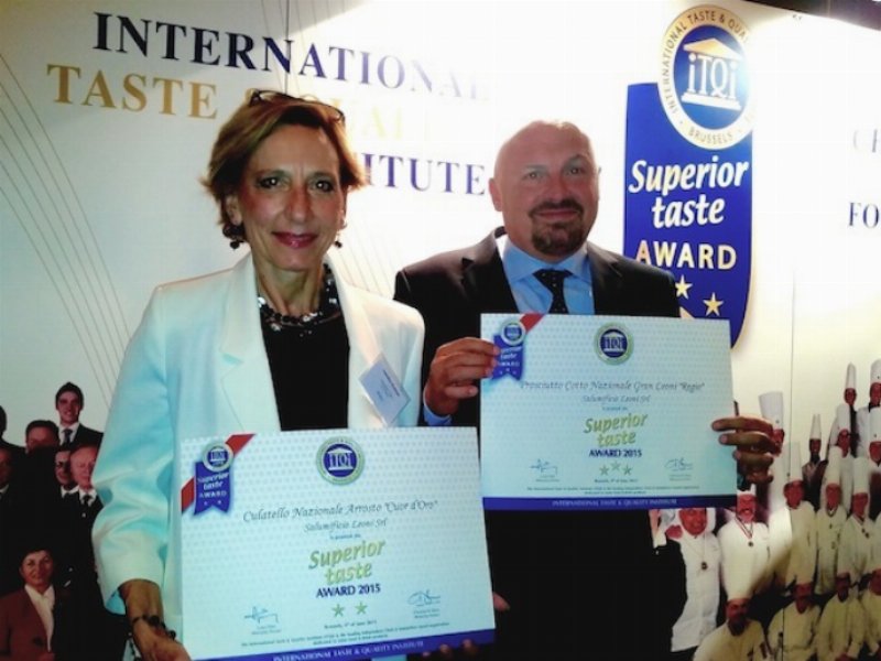 Salumificio Leoni premiato dall’Istituto Internazionale del Gusto e della Qualità