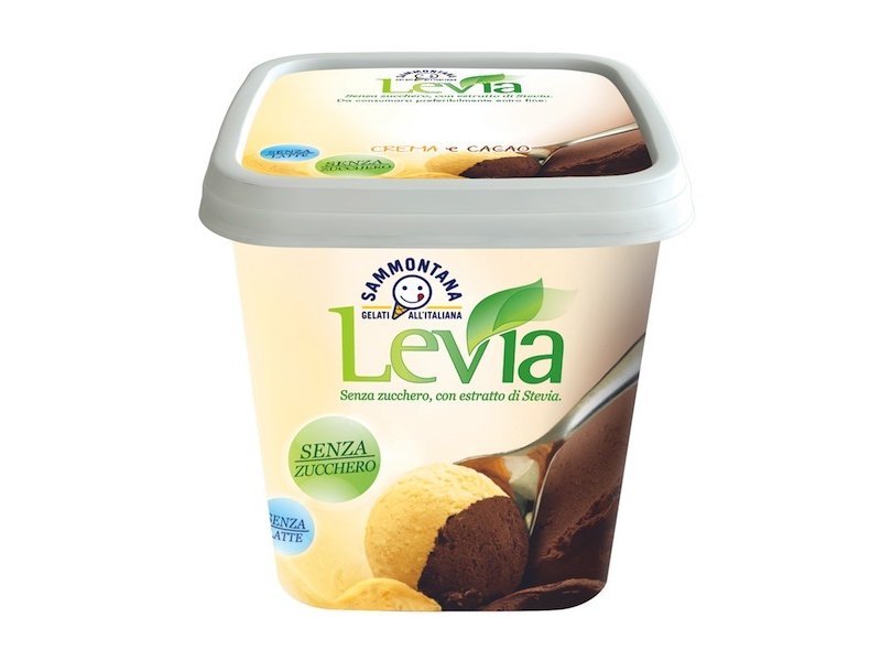 Sammontana propone una linea di gelati dolcificati con estratto di stevia