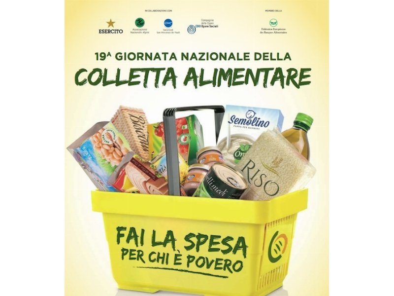 Sisa partecipa alla 19^ Giornata Nazionale della Colletta Alimentare