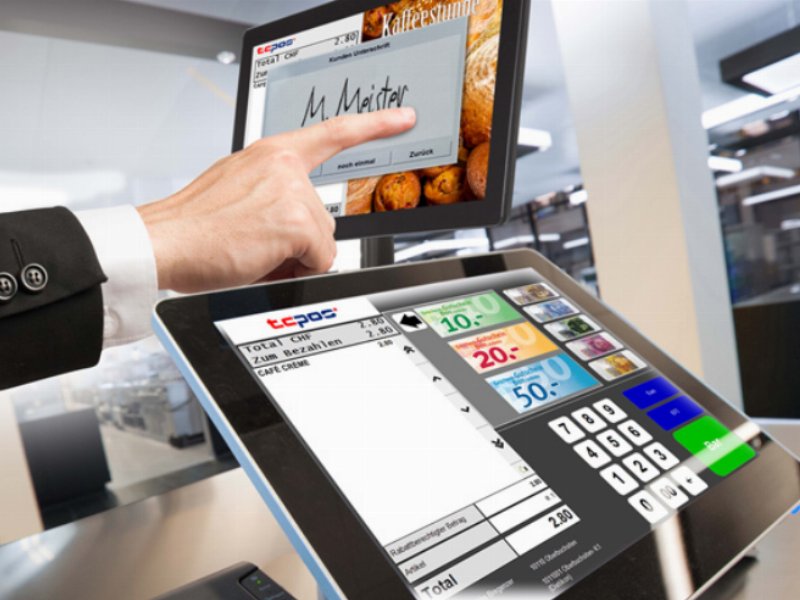 TcPos presenta un nuovo display per firmare direttamente al Pos