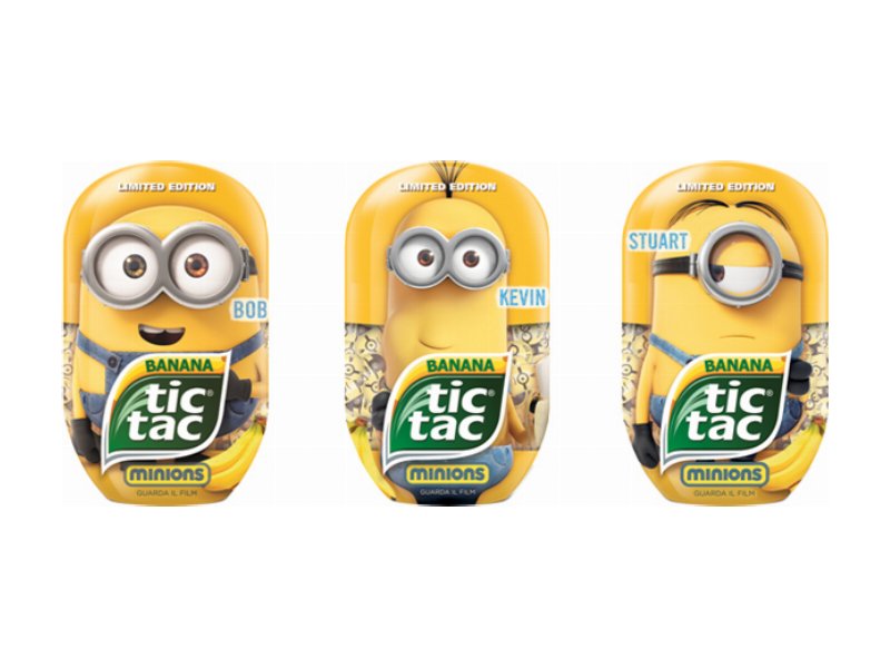 Tic Tac: arriva la limited edition dedicata ai Minions