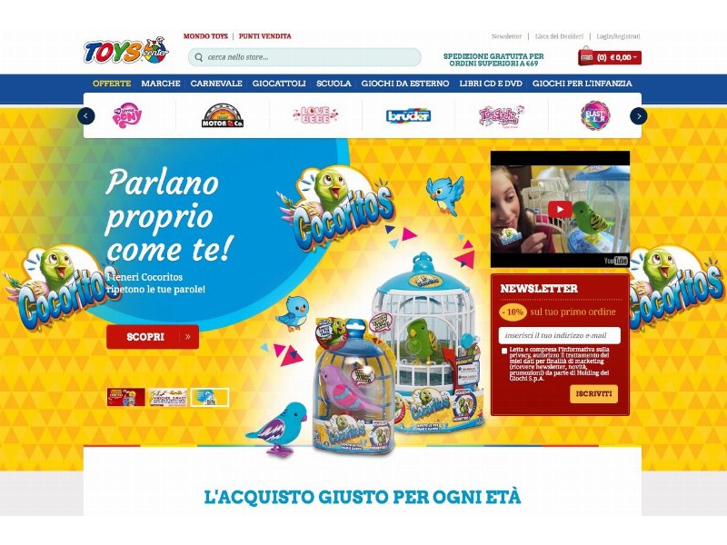 Toys Center presenta il nuovo canale di eCommerce