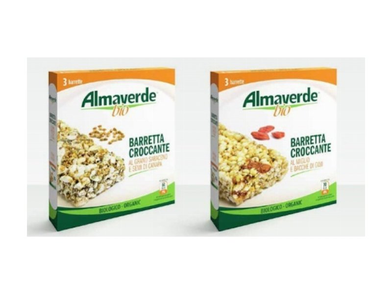 Almaverde Bio presenta le barrette spezza fame