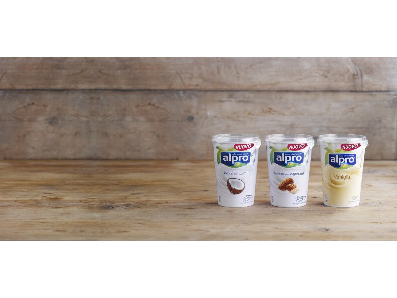 Alpro propone tre nuove alternative vegetali allo yogurt