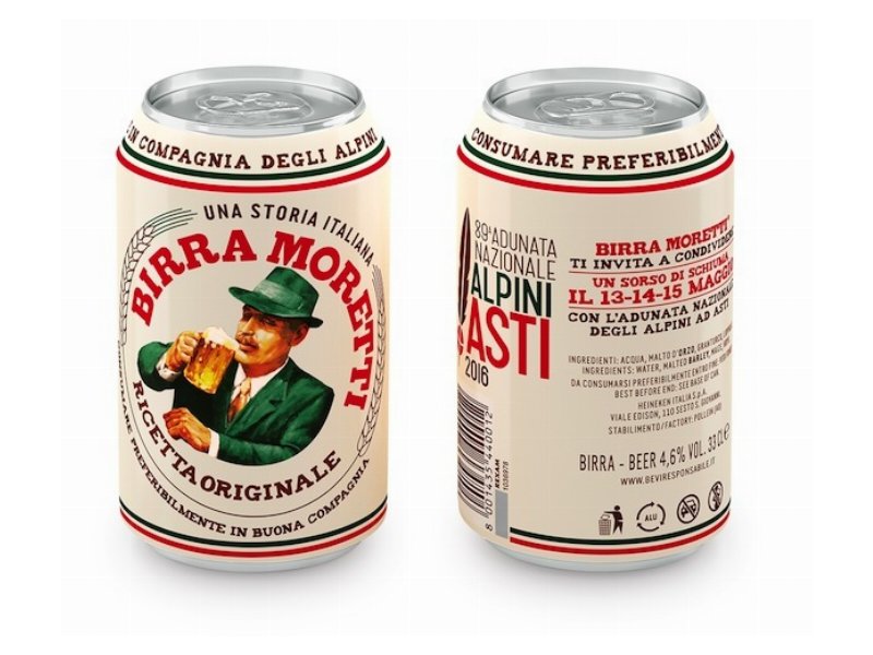 Birra Moretti sostiene l’Adunata Nazionale degli Alpini