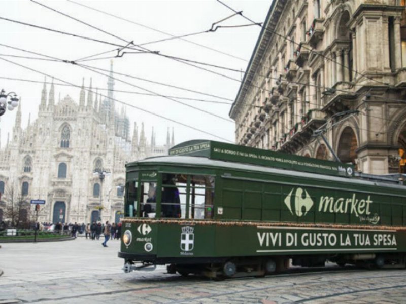 Carrefour porta a Milano il tram della solidarieta’