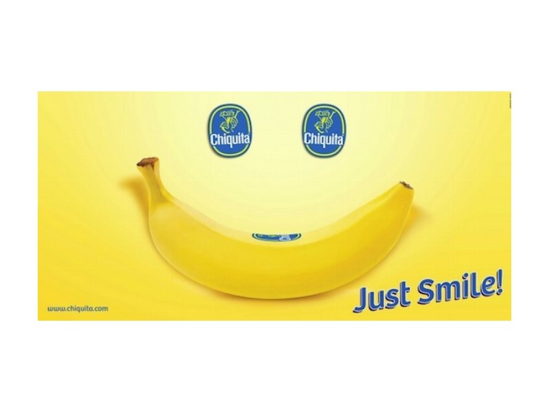 Chiquita: arriva in Italia la campagna internazionale Just Smile