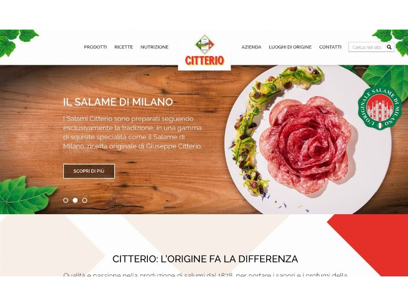 Citterio rinnova il sito web