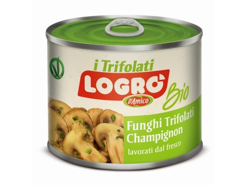 D'Amico presenta i Funghi Trifolati Champignon Bio Logrò