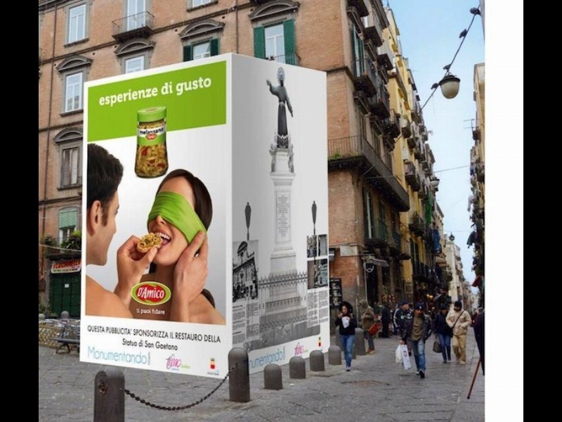 D’Amico sostiene il progetto “Monumentando Napoli”