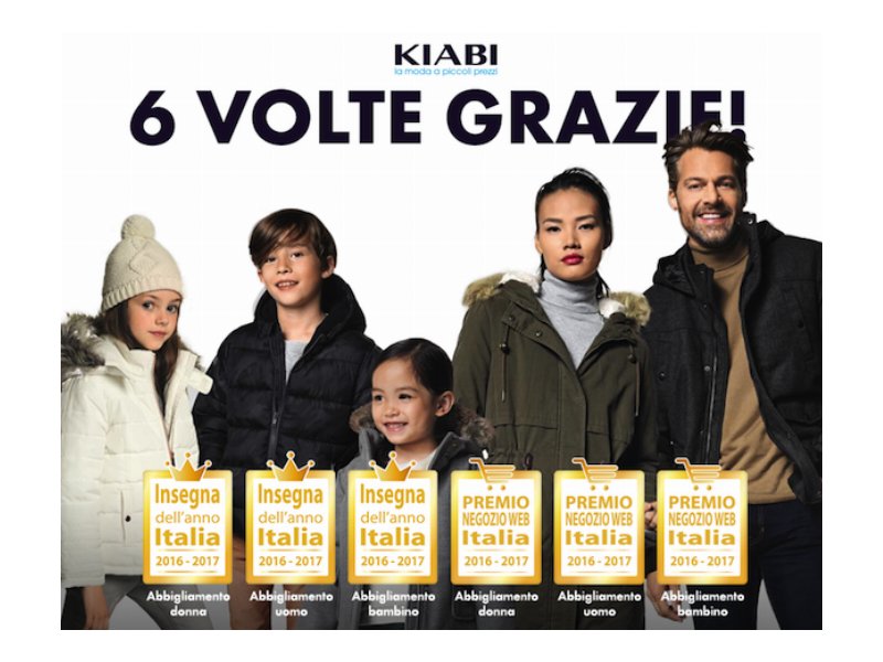 Kiabi ottiene 6 premi come “Insegna dell'Anno”