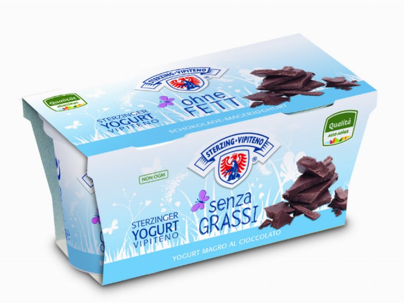 Latteria Vipiteno presenta il nuovo yogurt magro al cioccolato