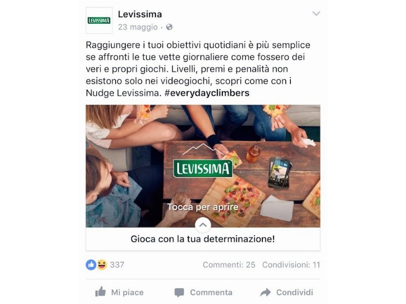 Levissima lancia una nuova campagna social