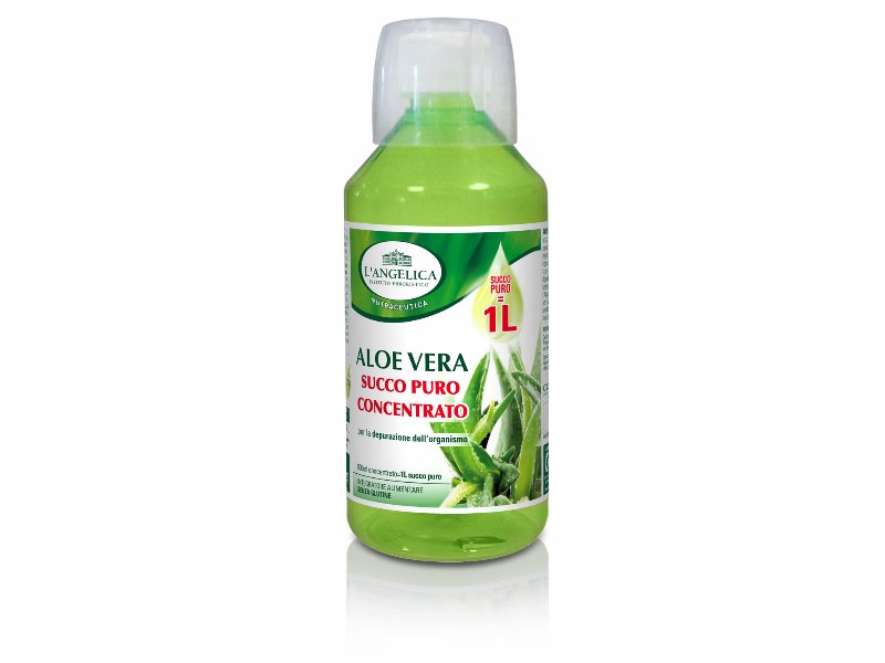 L’Istituto Erboristico L’Angelica presenta il nuovo Aloe Vera Succo Puro Concentrato.