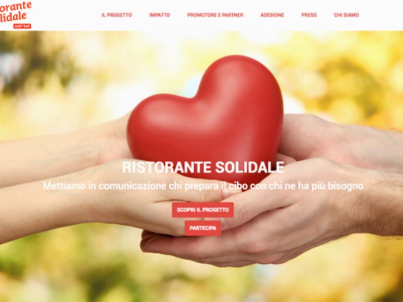 Nasce con Just Eat "ristorante solidale"