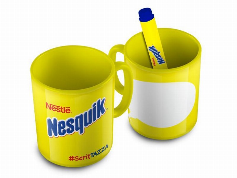 Nesquik lancia l'esclusiva #scrittazza