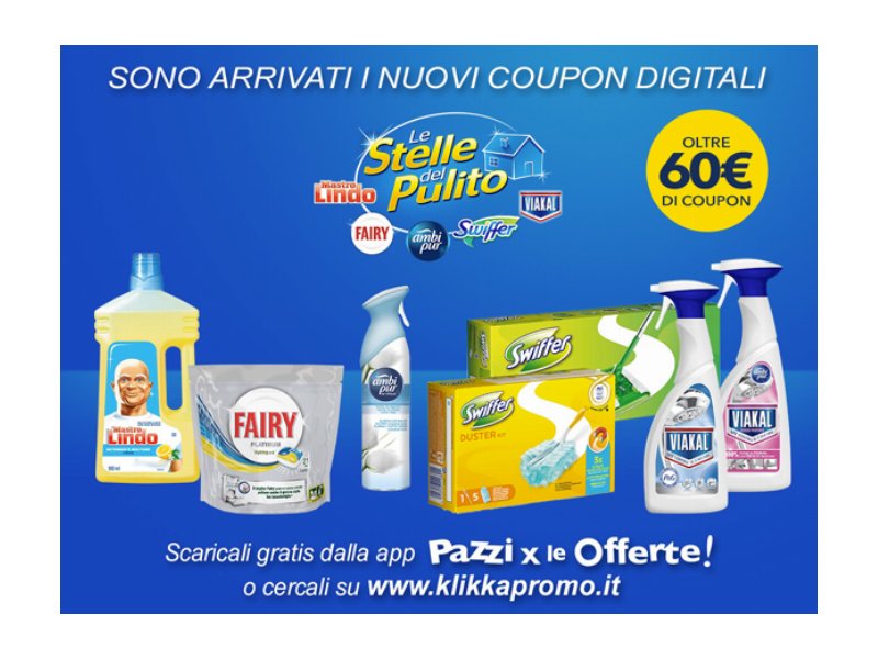 P&G lancia la nuova campagna di couponing digitale con Klikkapromo