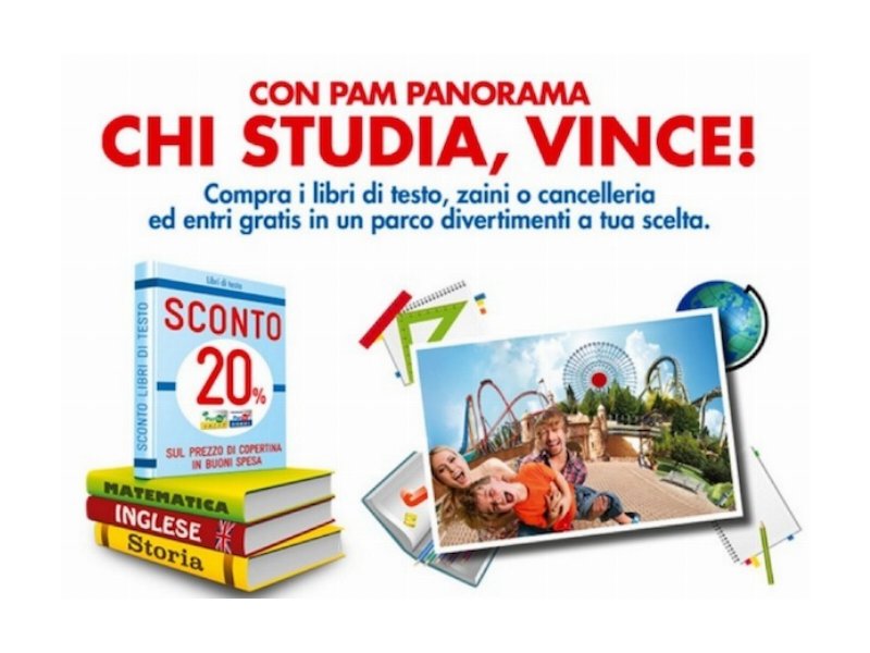 Pam Panorama avvia il concorso "Chi studia, vince!"