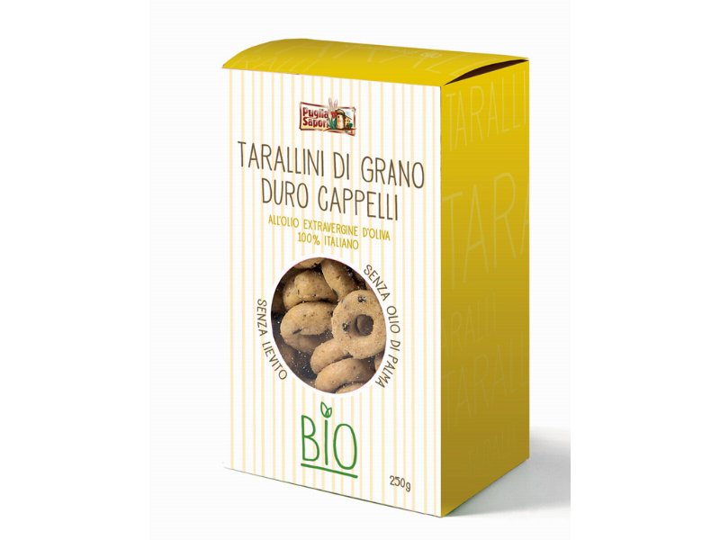 Puglia Sapori presenta gli snack bio al grano duro “cappelli” e ai multicereali