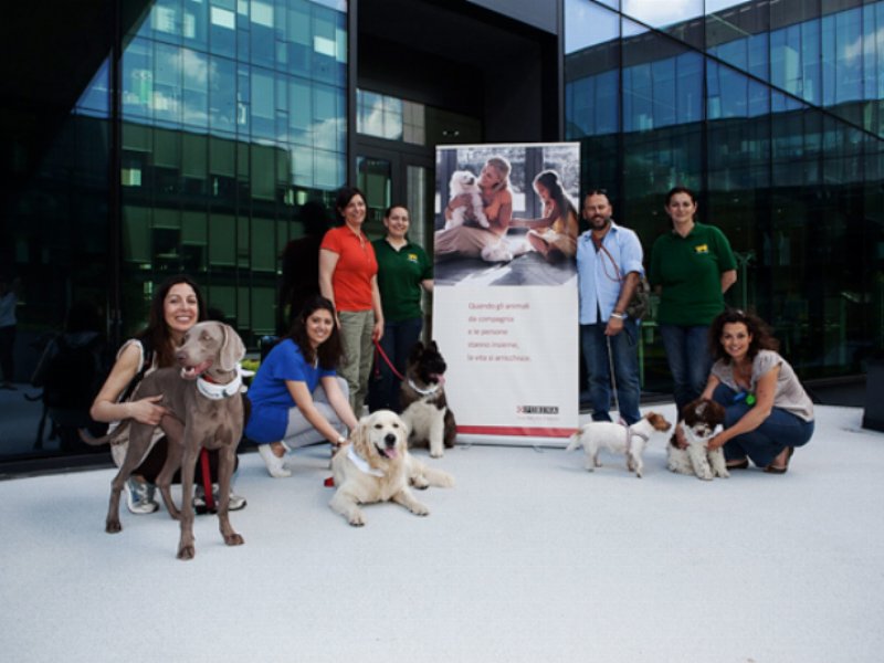 Purina: un record da guinness per promuovere i benefici dei pet in ufficio