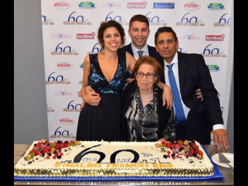 Rinaldo Franco celebra 60 anni di attività