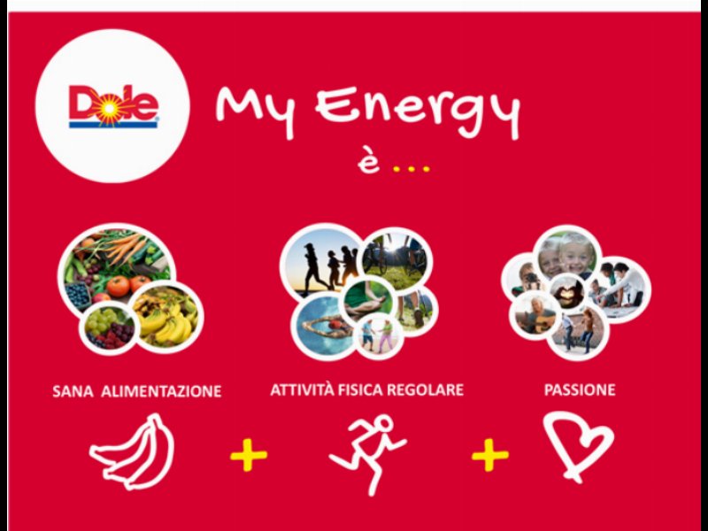 Riparte la campagna Dole “My Energy” 2016