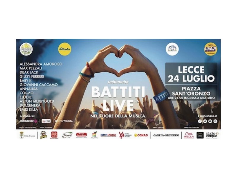 Sammontana è main sponsor di Battiti Live 2016