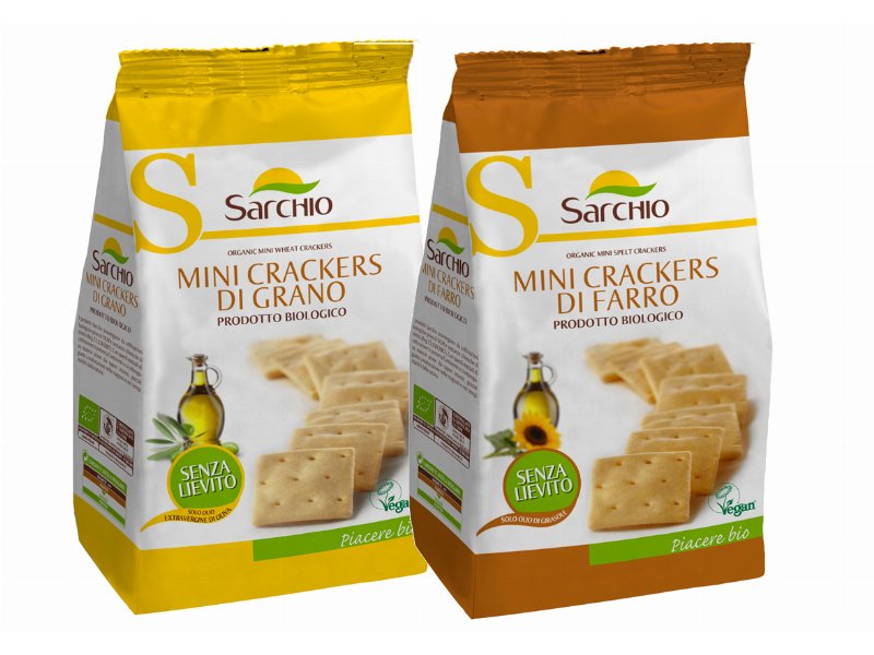 Sarchio presenta i mini crackers vegani