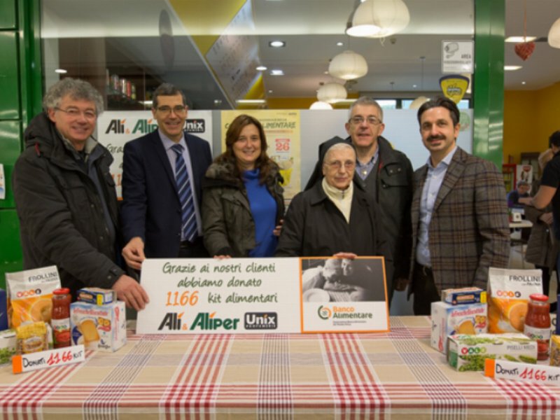 Selex: Alì dona 72 quintali di cibo a Banco Alimentare Veneto