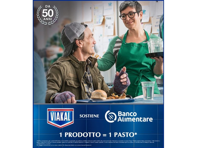 Viakal sostiene Banco Alimentare