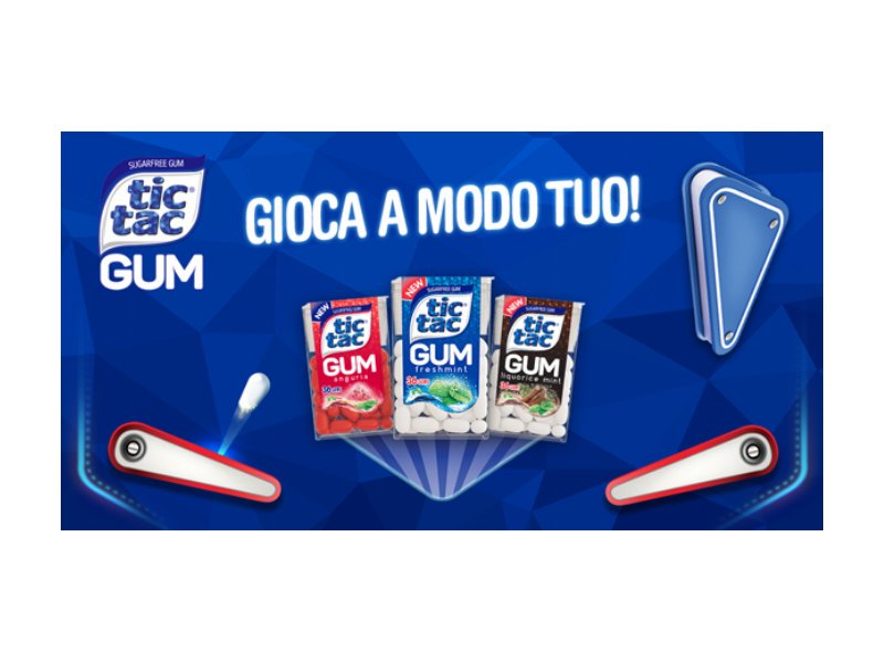  Al via il lancio nei canali digitali dei nuovi chewing gum Tic Tac Gum