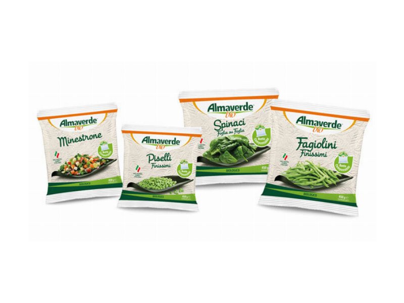 Almaverde Bio presenta il pack biodegradabile per i surgelati