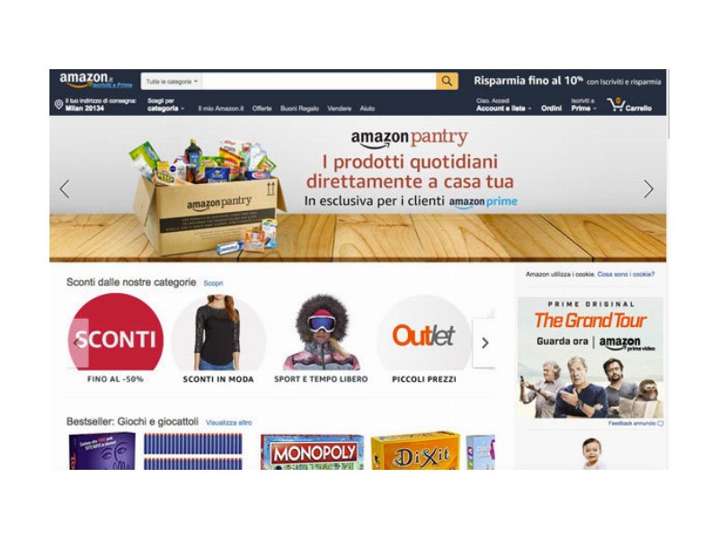 Amazon: crescono le vendite a Natale