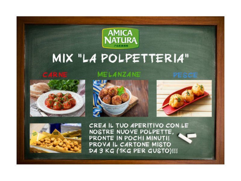  Amica Natura di Alcass propone il nuovo Mix "La Polpetteria"