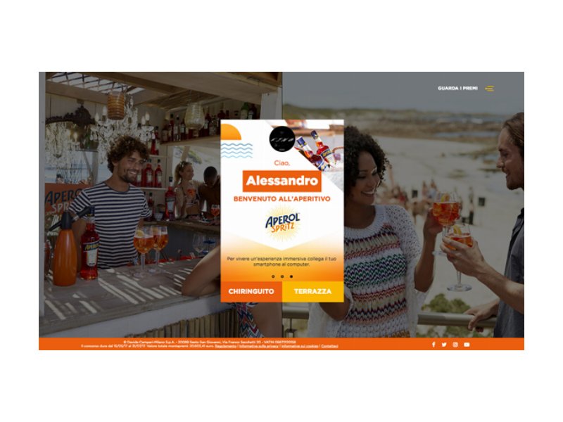 Aperol Spritz propone un innovativo web game