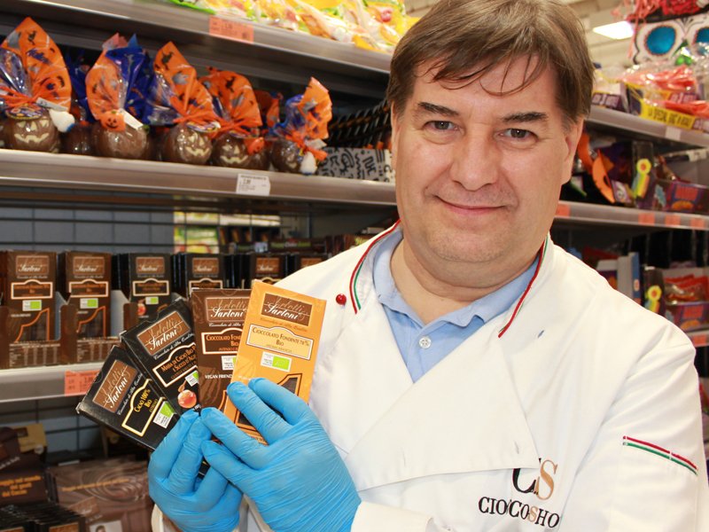 Arlotti e Sartoni: un maestro cioccolatiere in GDO