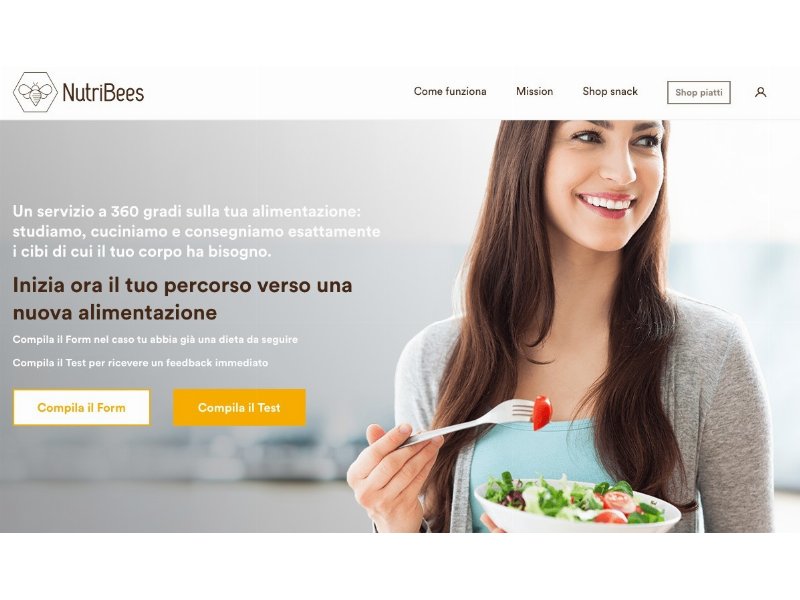 Arriva in Italia NutriBees, la startup dell’healthy food personalizzato