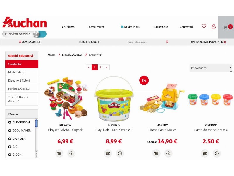 Auchan Retail Italia investe nell'e-commerce