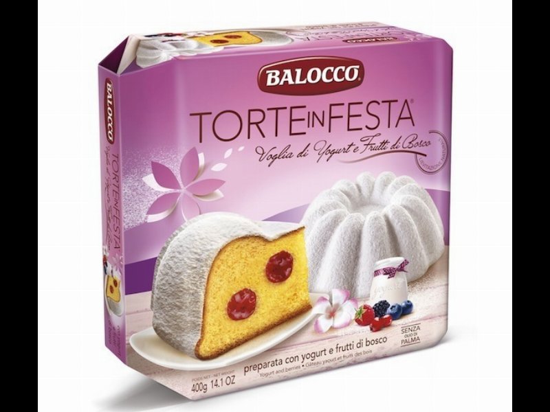 Balocco presenta la nuova torta "Voglia di Yogurt e Frutti di Bosco"