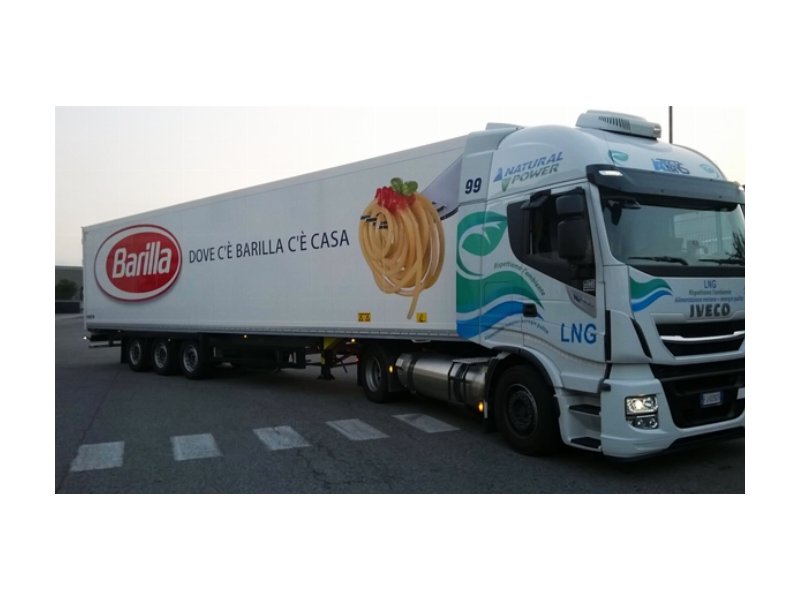  Barilla rinnova il parco mezzi di trasporto con veicoli a metano liquido