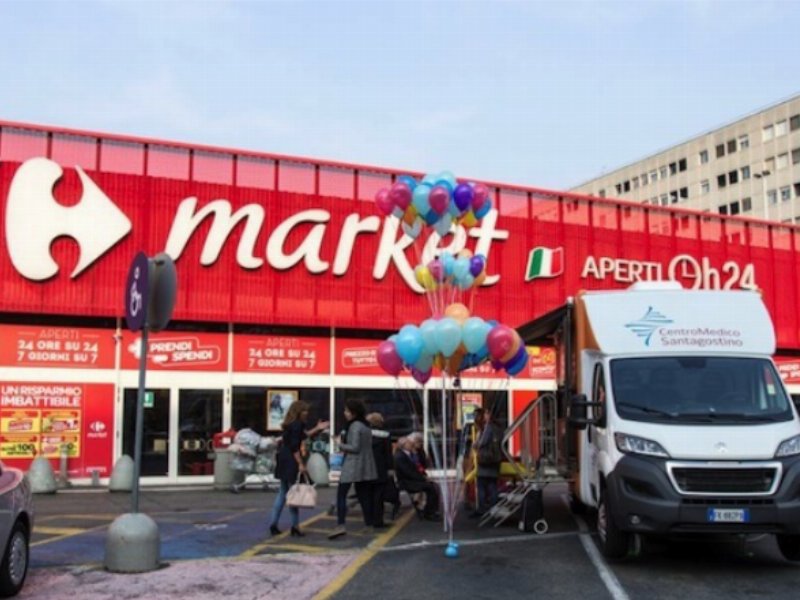 Carrefour market: al via #SantagostinoInTour