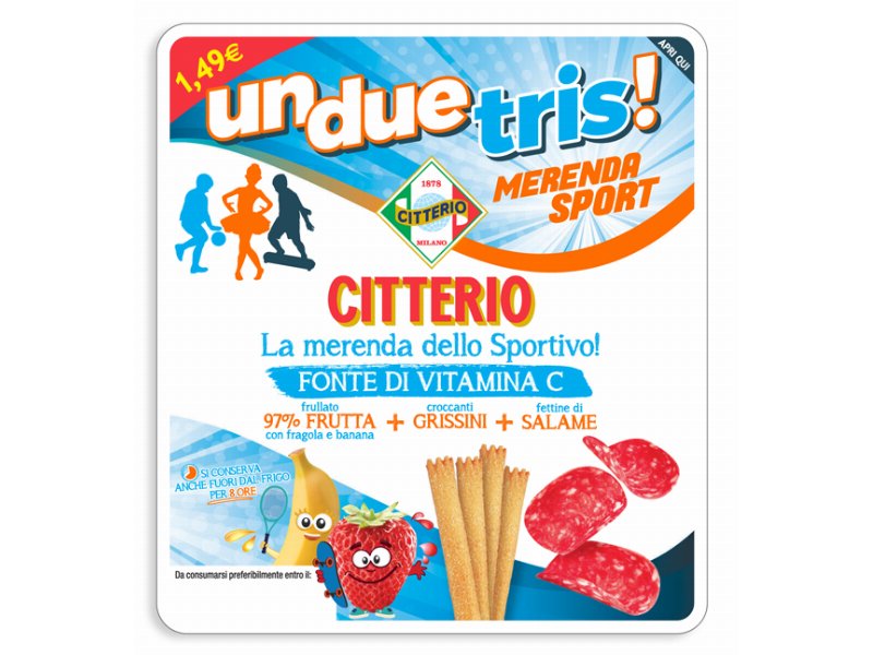 Citterio: nuove Merende Sport e Senza glutine