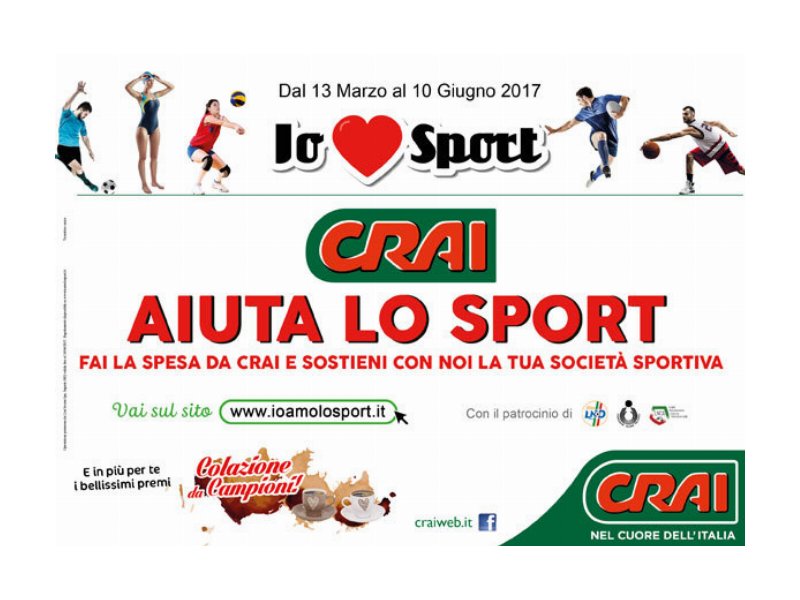 Crai aiuta lo sport