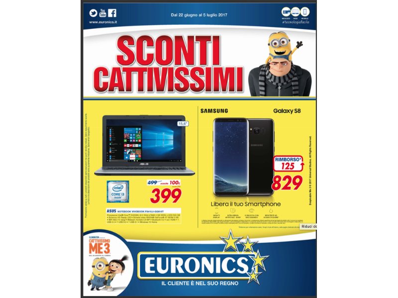 Da Euronics gli sconti sono "cattivissimi"