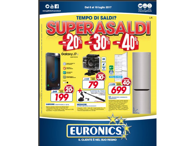 Da Euronics torna "SuperaSaldi"