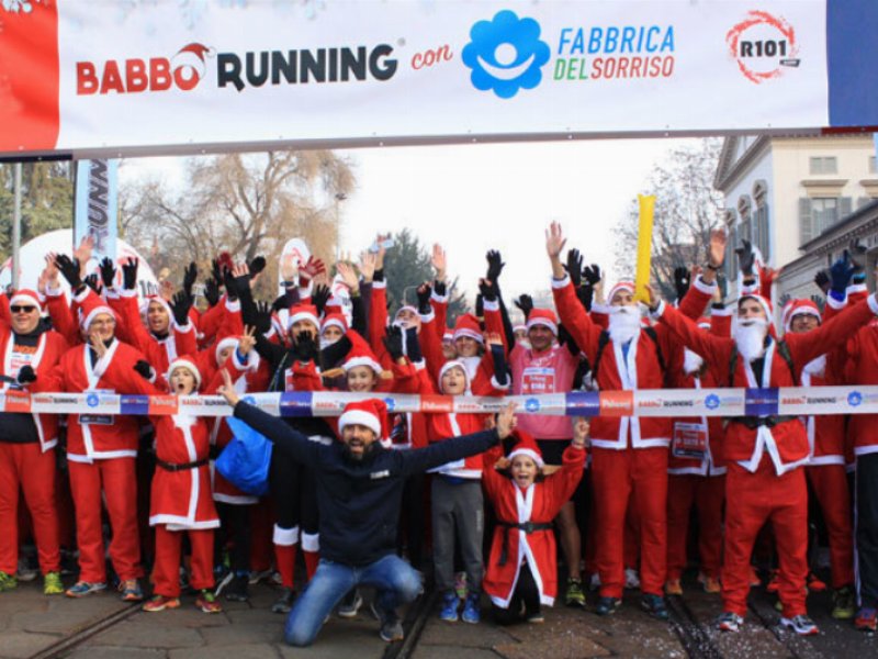 Dole e Babbo Running con Fabbrica del Sorriso