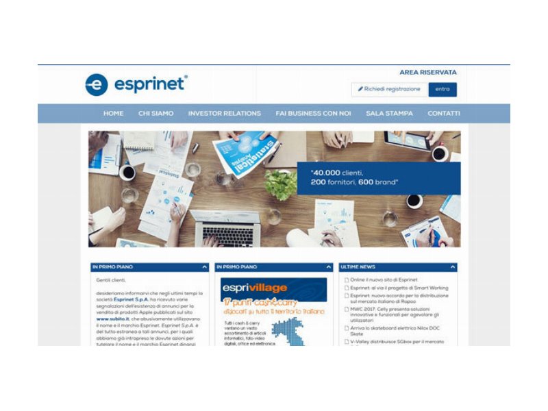 Esprinet, online il nuovo sito