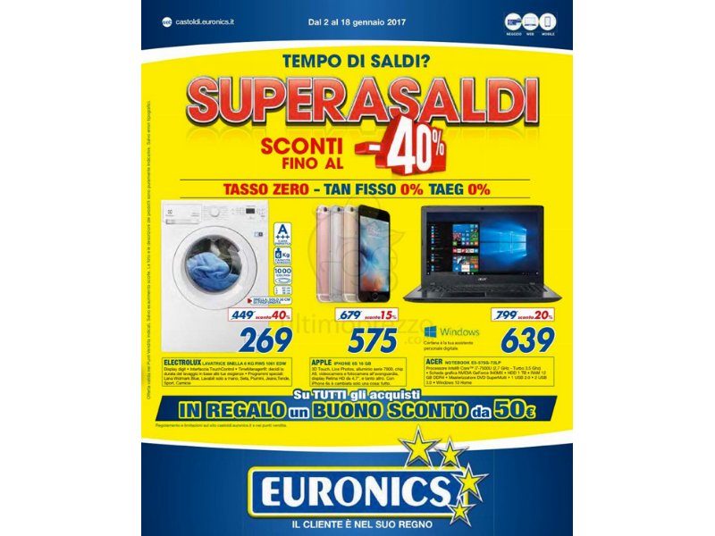 Euronics lancia "Superasaldi"