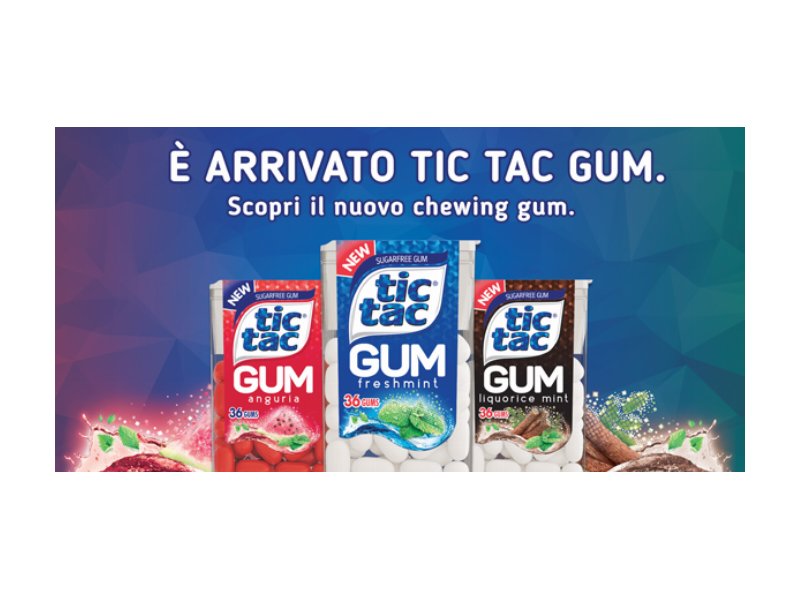 Ferrero lancia Tic Tac Gum